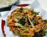 菜の花と新玉ねぎの旬なサクサクかき揚げ♪作り方3写真