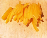 さつま揚げとネギの炒め物作り方1写真