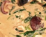 シイタケとササミのヘルシー塩豆乳スープ♪作り方5写真
