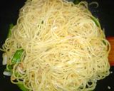 焼き鮭と絹さやのマヨ炒めパスタ☆作り方8写真