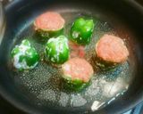 簡単！お弁当、ランチ♪ピーマンの肉詰め♪作り方5写真