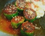 簡単！お弁当、ランチ♪ピーマンの肉詰め♪作り方7写真