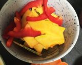 スモークサーモン野菜玉子焼き作り方1写真
