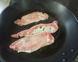 簡単♪香ばしい塩豚焼き肉のせオリーブ掛け作り方2写真
