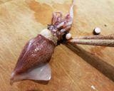 ホタルイカ温玉のせ作り方1写真