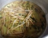 早春☆つくしと高野豆腐の卵とじ作り方2写真