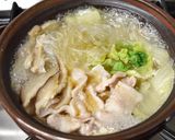 白菜と春雨、お肉、椎茸でピエンロー鍋作り方4写真
