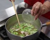 チンゲンサイのたまごとじ丼作り方3写真