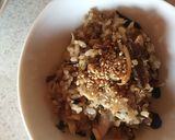 納豆と鯖の塩焼きのチャーハン作り方5写真