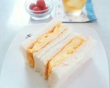 朝から幸せ♡厚焼き玉子のサンドイッチ作り方7写真