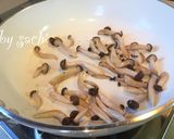 春キャベツとしめじの胡麻味噌炒め作り方3写真