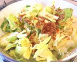 春キャベツとしめじの胡麻味噌炒め作り方4写真