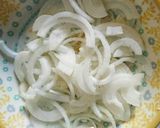 新玉ねぎのおかかチーズ合え作り方1写真