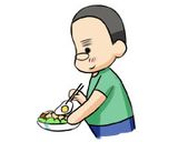 イラストでレシピ☆パンdeサラダ・カレー作り方7写真