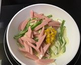 魚肉ソーセージのカレーマヨ炒め作り方4写真
