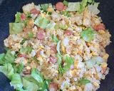 夏に爽やか・レモン風味のレタス炒飯作り方7写真