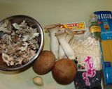 きのこ たっぷり パスタ作り方1写真