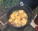 ダッチオーブンでベーコンポテトチーズ作り方5写真