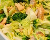 春野菜と鮭の味噌蒸し作り方4写真