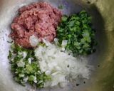 菜の花と新玉ねぎの棒餃子作り方2写真
