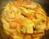 トマトとチキンのグラタン風♪作り方4写真
