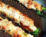 わさび菜の簡単肉巻き作り方3写真