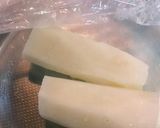 美味★長いもとベーコンのバター醤油かけ★作り方2写真