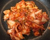 ラム（お好み肉）と青梗菜のキムチ炒め♡作り方2写真
