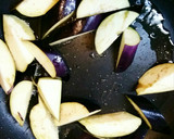 茄子と厚揚げとピーマンの味噌炒め作り方3写真