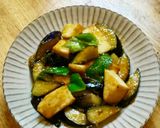 茄子と厚揚げとピーマンの味噌炒め作り方6写真