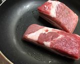 こくうま♪豚ばらブロックの甘辛煮豚♪作り方3写真