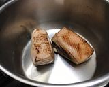 こくうま♪豚ばらブロックの甘辛煮豚♪作り方5写真