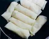 玉ねぎとツナの春巻き作り方6写真