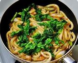 ランチに♪ 豚肉と長葱の甘辛焼きうどん作り方7写真