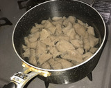 エノキとコンニャクの梅肉和え作り方1写真