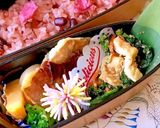 (再)和惣菜 春デコ作り方1写真