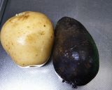 シャドークィーンで★キューブポテサラ作り方1写真