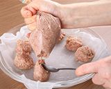 しぼり出しで簡単 レンジ蒸し肉シューマイ作り方5写真
