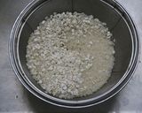 圧力鍋で☆炊き込み麦ごはん作り方1写真