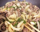時短簡単☆牛肉たまねぎピーマンの甘辛煮作り方3写真