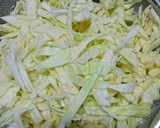 ☺キャベツとほうれん草のカレー炒め❗作り方1写真