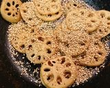 レンコンきんぴらの胡麻まぶし作り方4写真
