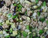 時短!なすとピーマンのひき肉カレー作り方3写真