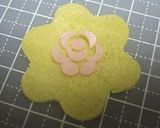 ハムで小さいバラの花。キャラ弁、おにぎり作り方10写真