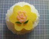 ハムで小さいバラの花。キャラ弁、おにぎり作り方12写真