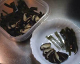 ご飯の友：昆布としいたけの佃煮（再利用）作り方1写真