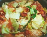 お弁当や丼！キャベツと鶏胸肉で回鍋肉風作り方5写真