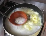 10分料理♡重曹で白菜とろりんスープ作り方4写真