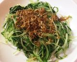 じゃこと水菜の簡単サラダ作り方3写真