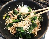 スープも！豚肉と白菜もやし小松菜の蒸し煮作り方6写真